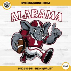 Alabama Crimson Tide football PNG, Big AI PNG