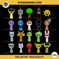 All Sprunki Toys PNG, Characters Incredibox Sprunki PNG File