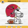 Snoopy Arizona Cardinals NFL SVG, Snoopy Football SVG