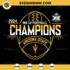 Arizona State Sun Devils Big 12 Football Champions SVG, 2024 College Football Championship SVG