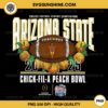 Arizona State Sun Devils Peach Bowl CFP 2024-25 PNG, Arizona State Sun Devils 2025 PNG File