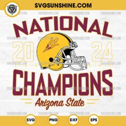 Arizona State Sun Devils SVG, 2024 College Football Playoff National Championship SVG