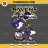 Charlie Brown Snoopy Baltimore Ravens NFL SVG