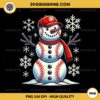 Baseball Snowman PNG, Baseball Christmas PNG File