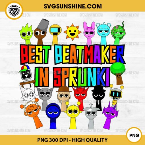 Best Beatmaker In Sprunki PNG, Sprunki Incredibox Game PNG