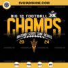 Big 12 Football Champs Arizona State Sun Devils 2024 SVG