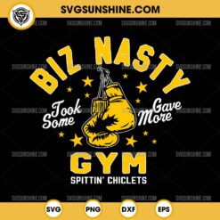 Biz Nasty Took Some Gave More Gym Spittin’ Chiclets SVG