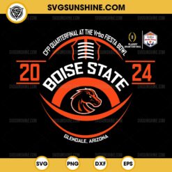 Boise State Broncos Fiesta Bowl CFP 2024-2025 Football SVG, Boise State Broncos Football SVG