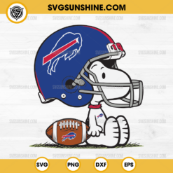 Snoopy Buffalo Bills NFL SVG, Snoopy Football SVG