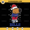 Chill Guy Buffalo Bills Christmas SVG, Santa Chill Guy Football NFL SVG