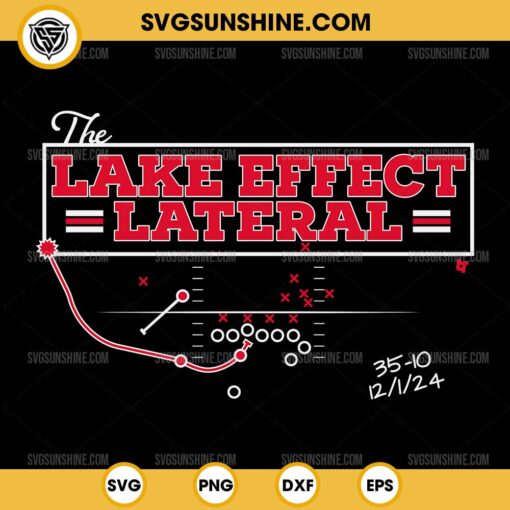 Buffalo Bills The Lake Effect Lateral SVG, Buffalo Football SVG