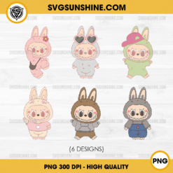 Bundle Labubu PNG, Cute Labubu PNG, Labubu The Monster PNG, Labubu PNG Sublimation Designs