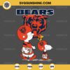 Charlie Brown Snoopy Chicago Bears NFL SVG