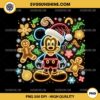 Christmas Mickey Mouse Neon PNG File