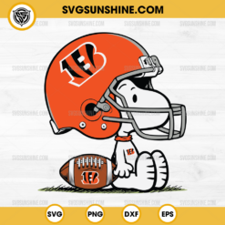 Snoopy Cincinnati Bengals NFL SVG, Snoopy Football SVG