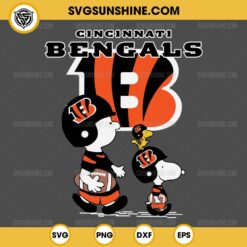 Charlie Brown Snoopy Cincinnati Bengals NFL SVG