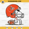 Snoopy Cleveland Browns NFL SVG, Snoopy Football SVG