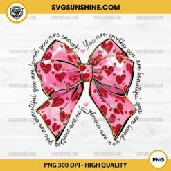 Coquette Bow Valentine PNG, Glitter Valentine Coquette heart PNG, Valentine Bow PNG