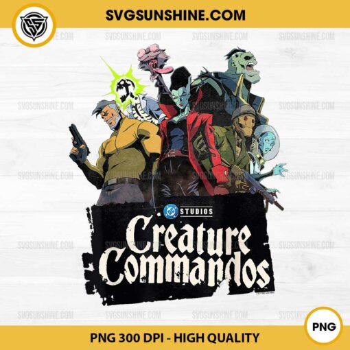 Creature Commandos PNG, DC Comics PNG, DC Studios PNG, Warner Bros PNG