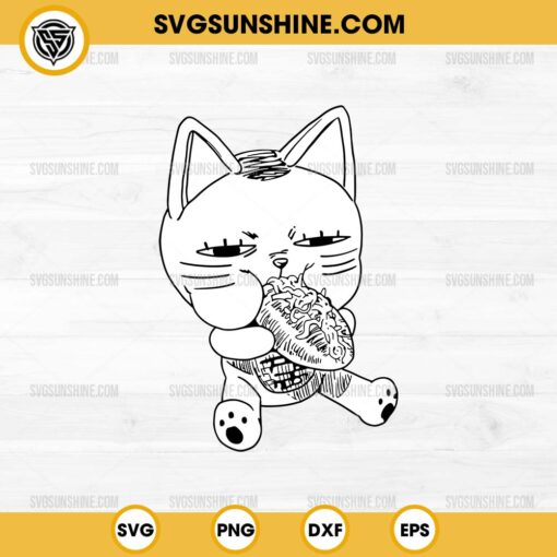 Dandadan Cat SVG, Turbo Granny SVG, Cute Anime Manga Cat SVG