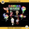 Dandy's World All Characters PNG Sublimation