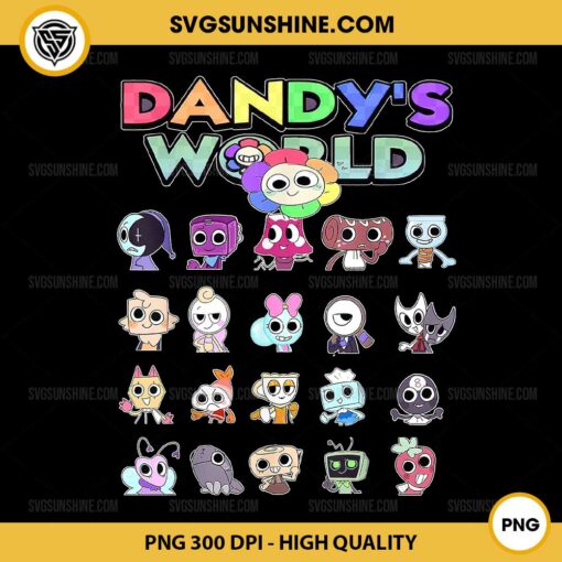 Dandy's World Characters PNG, Dandy's World Roblox Game PNG