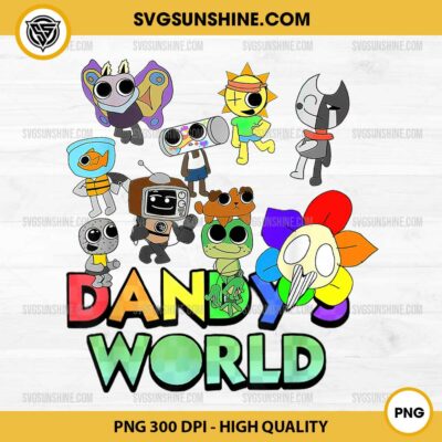 All Dandy's World Characters PNG, Dandy's World Game PNG File