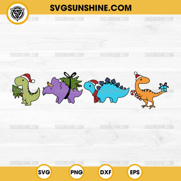 Dinosaurs Christmas SVG, Merry Dinomas SVG, Dinosaur Lover Christmas SVG