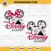 Disney 2025 SVG Bundle, Mickey Minnie 2025 SVG, Disney 2025 SVG