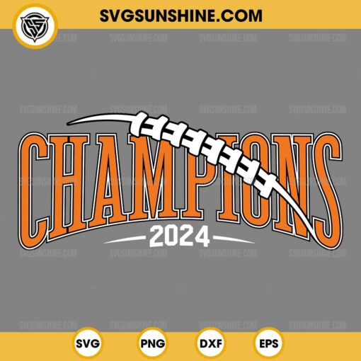 Football Champions 2024 SVG, Football Playoff 2024 SVG