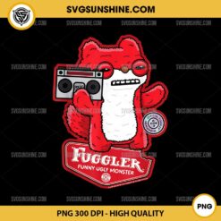 Fuggler Funny Ugly Monster PNG, Boombox Sketchy Squirrel PNG