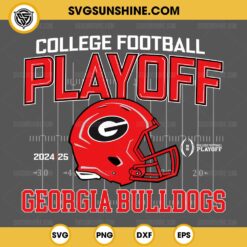 Georgia Bulldogs College Football Playoff 2024-25 SVG, Georgia Bulldogs football SVG