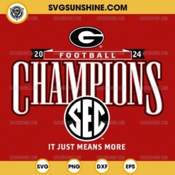 Georgia Bulldogs Football SEC Champs 2024 SVG, Georgia Bulldogs Football 2024 SVG