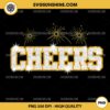 Gold Glitter Cheers PNG, New Years PNG, Happy New Year 2025 PNG