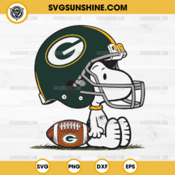 Snoopy Green Bay Packers NFL SVG, Snoopy Football SVG