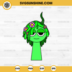 Green Vineria Incredibox Sprunki SVG, Vineria Green Sprunki Toys SVG