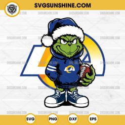 Grinch Los Angeles Rams SVG PNG File