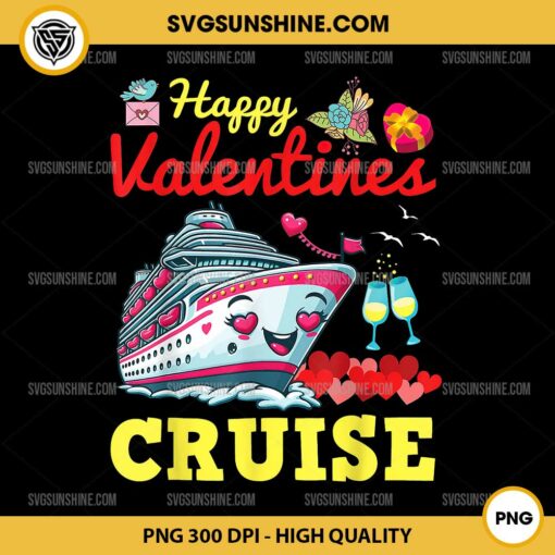 Happy Valentines Cruise PNG, Valentine Cruise PNG