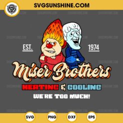 Heating & Cooling Brothers Christmas SVG, Miser Brothers Christmas SVG