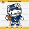 Hello Kitty BYU Cougars football SVG PNG File