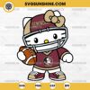 Hello Kitty Florida State Seminoles football SVG PNG File