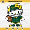 Hello Kitty Oregon Ducks football SVG PNG File