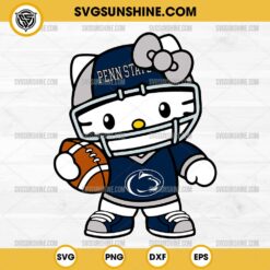 Hello Kitty Penn State Nittany Lions SVG PNG File