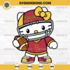 Hello Kitty Southern California Trojans football SVG PNG File