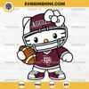 Hello Kitty Texas A&M Aggies football SVG PNG File