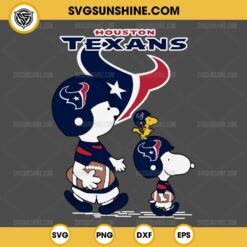 Charlie Brown Snoopy Houston Texans NFL SVG