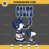 Charlie Brown Snoopy Indianapolis Colts NFL SVG