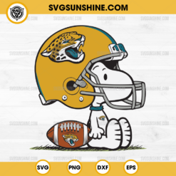 Snoopy Jacksonville Jaguars NFL SVG, Snoopy Football SVG