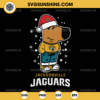 Chill Guy Jacksonville Jaguars Christmas SVG, Santa Chill Guy Football NFL SVG