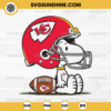 Snoopy Kansas City Chiefs NFL SVG, Snoopy Football SVG